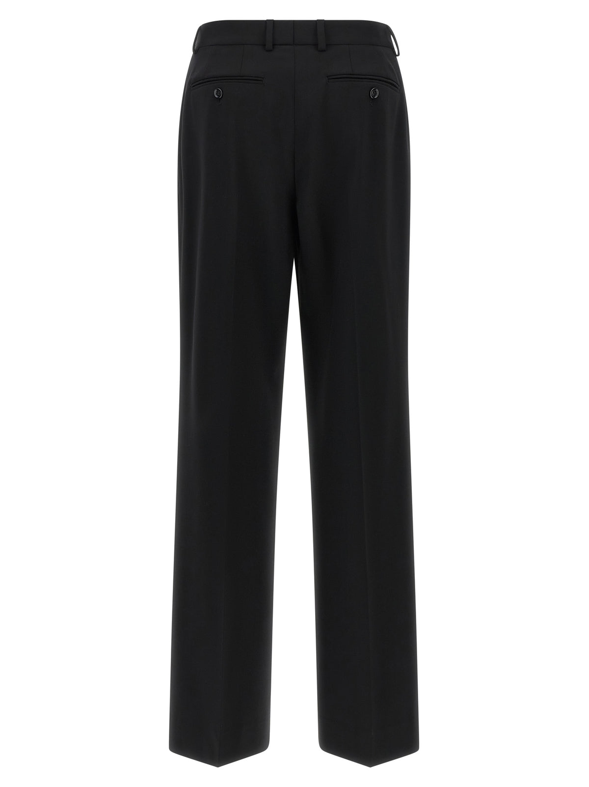 Pantalon décontracté Dolce & Gabbana en laine vierge noire