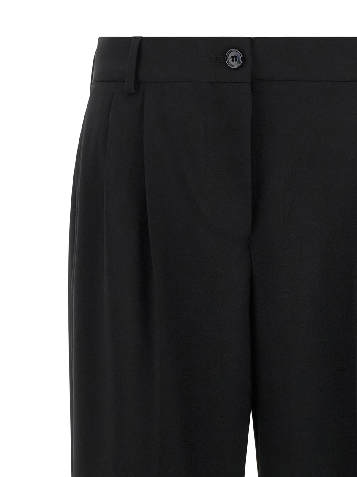 Pantalon décontracté Dolce & Gabbana en laine vierge noire