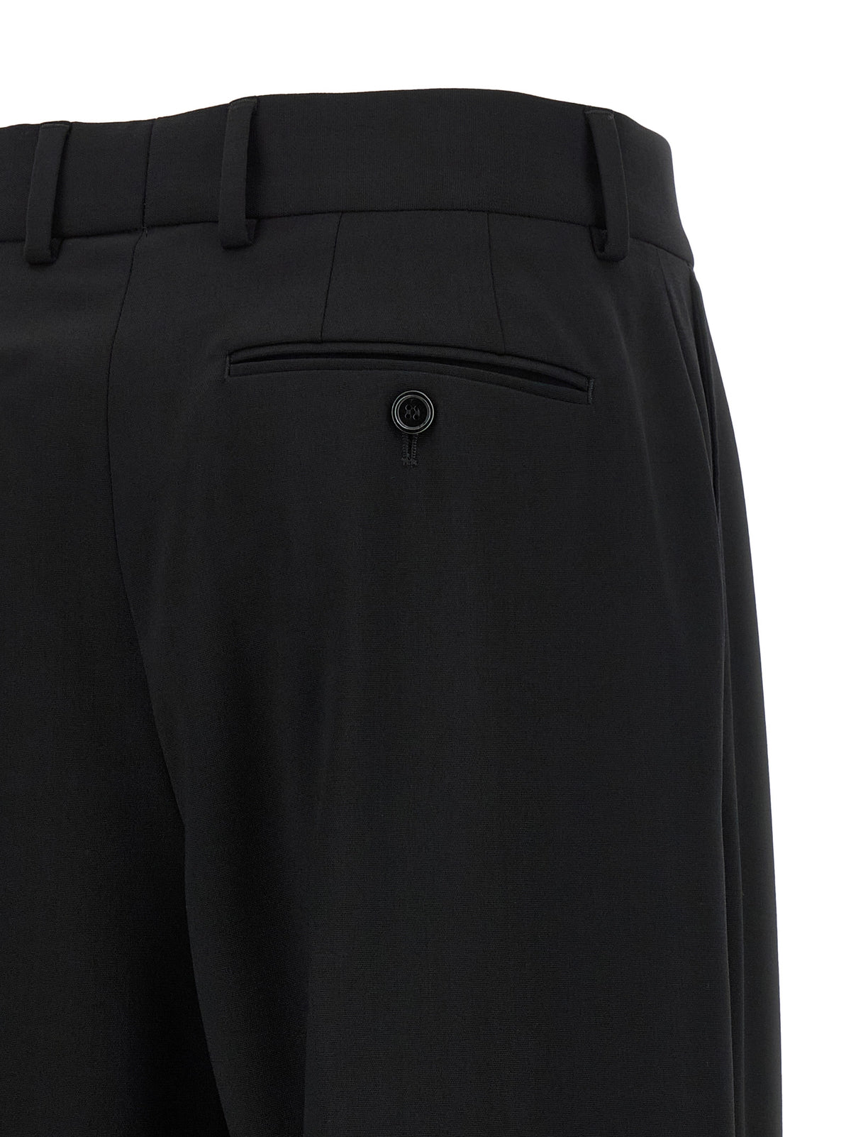 Pantalon décontracté Dolce & Gabbana en laine vierge noire