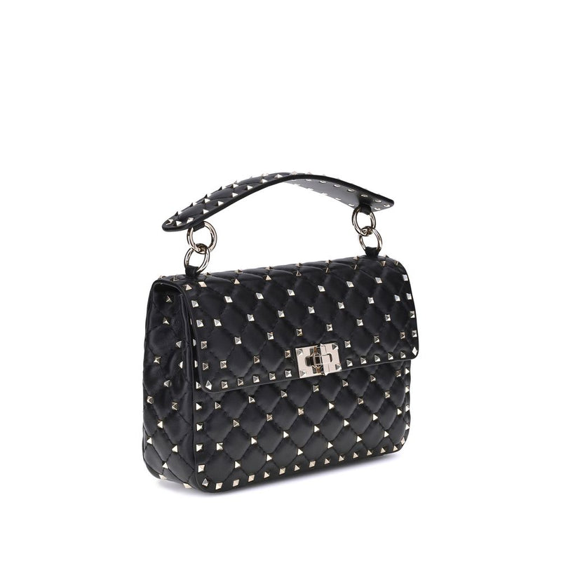 Sac à main Valentino Garavani en agneau noir Ovis Aries Aries