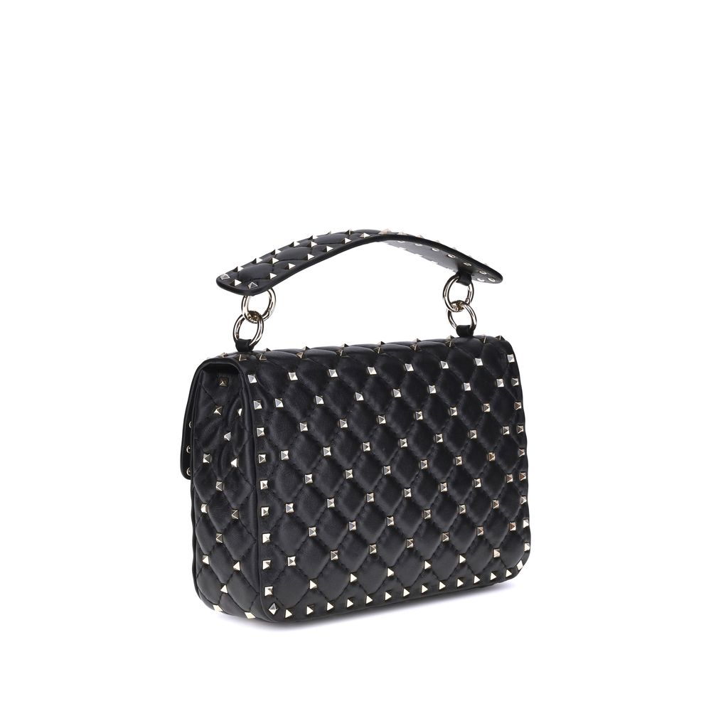 Sac à main Valentino Garavani en agneau noir Ovis Aries Aries