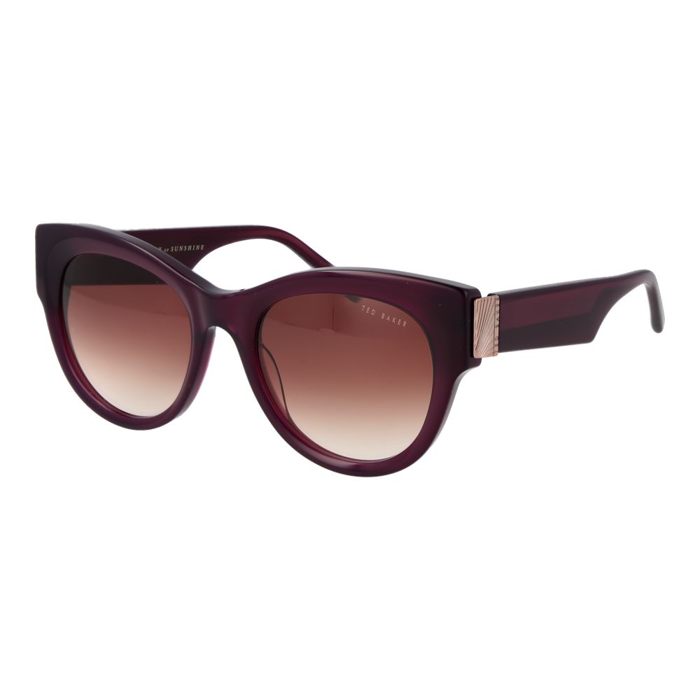 Ted Baker Purple Acetate Cat Eye Sunglasses