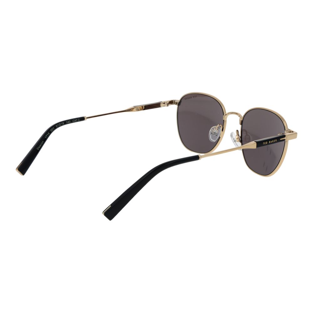 Lunettes de soleil en métal noir Ted Baker