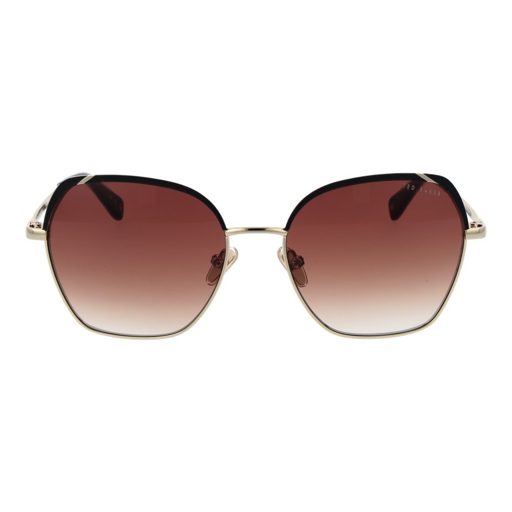 Lunettes de soleil en métal doré Ted Baker