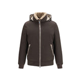 Blouson Brunello Cucinelli en polyamide marron
