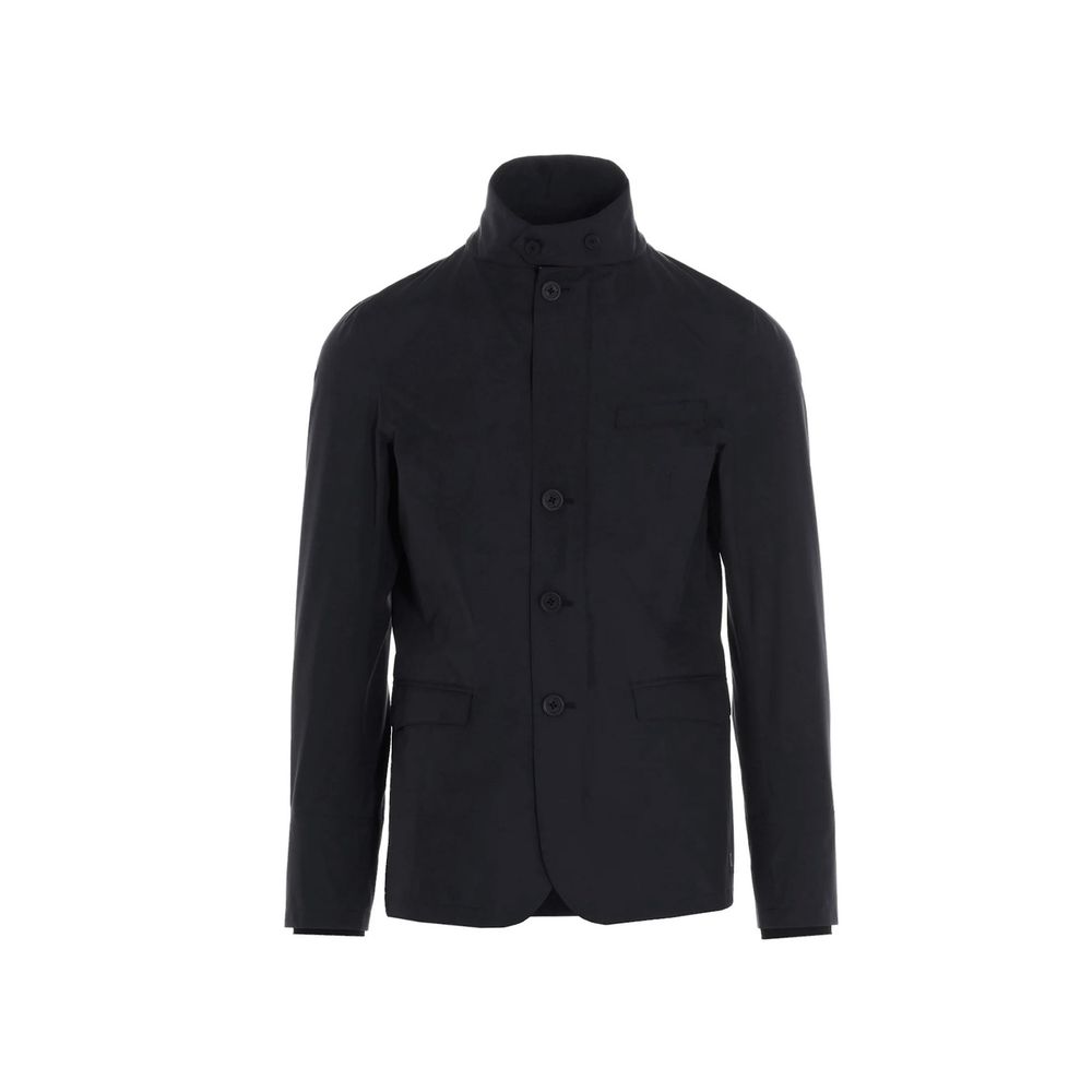 Herno Black Polyester Jacket for Men