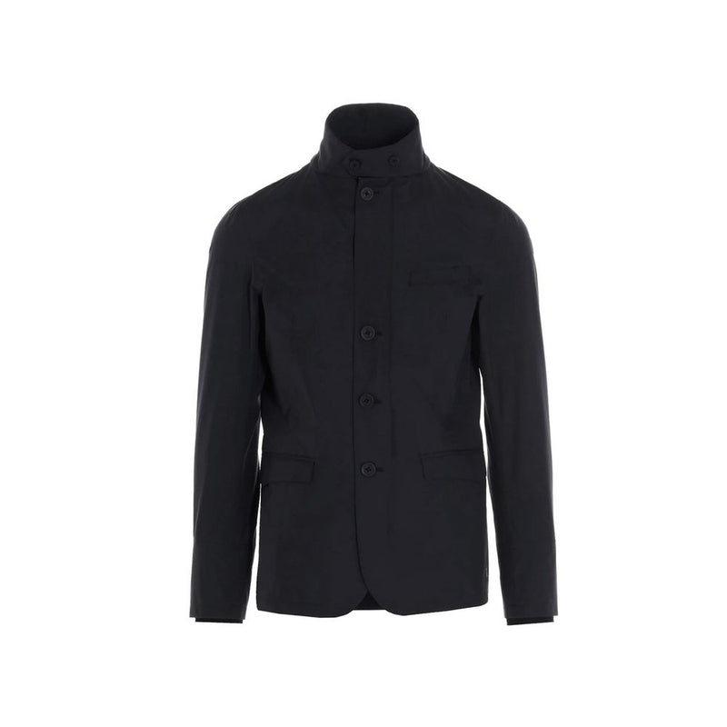 Herno Black Polyester Jacket for Men