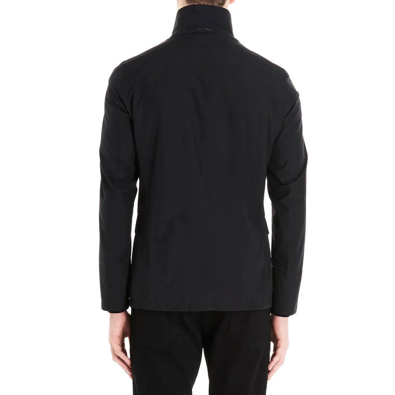 Herno Black Polyester Jacket for Men