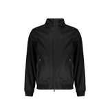 Herno Black Cotton Full-Length Jacket for Men