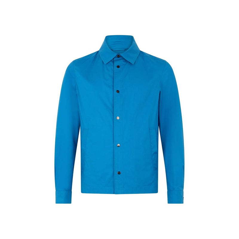 Herno Blue Cotton Shell Jacket for Men