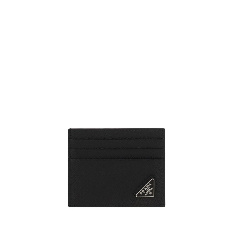 Prada Black Calf Leather Bos Taurus Wallet - Luxury Accessory