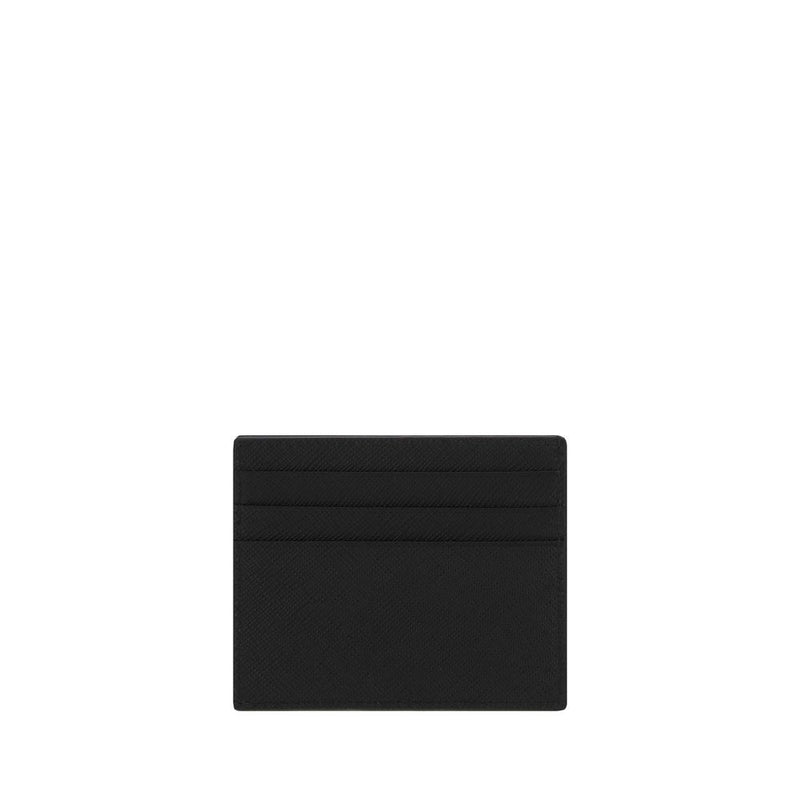 Prada Black Calf Leather Bos Taurus Wallet - Luxury Accessory