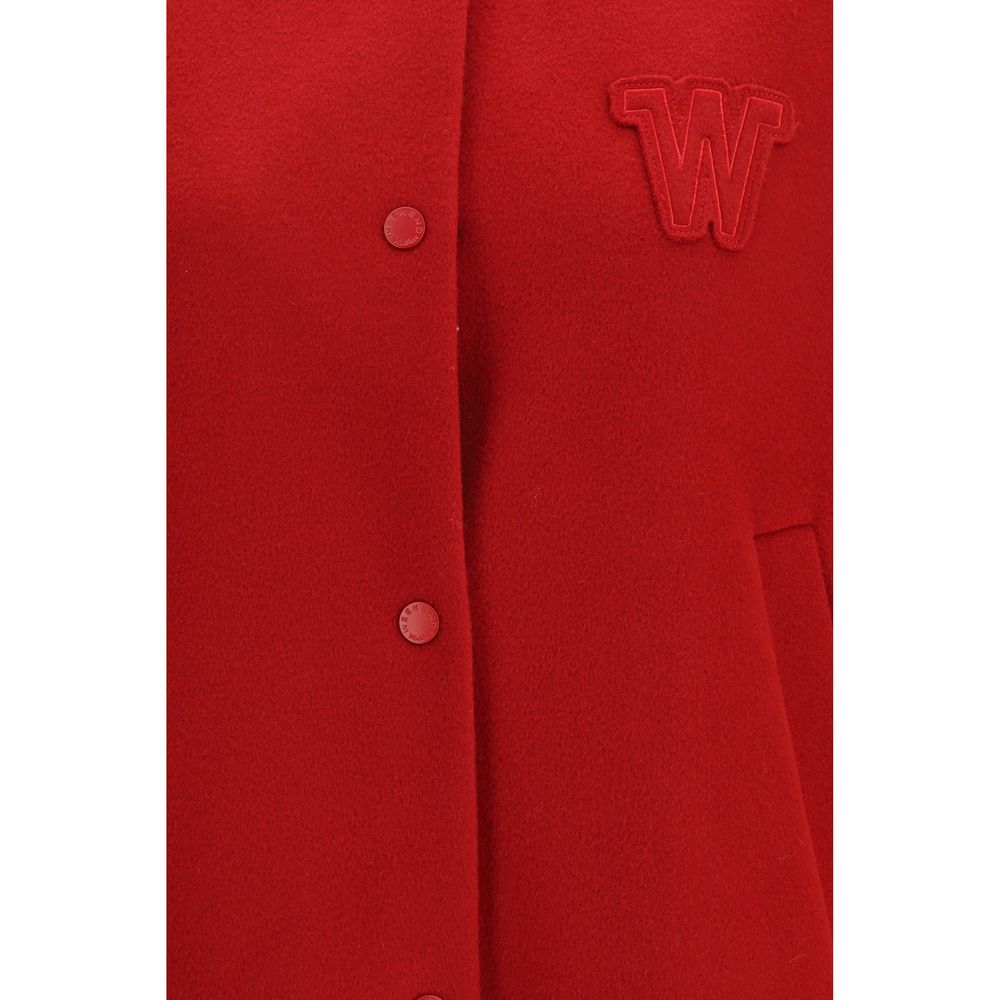 Max Mara Multicolor Wool Oves Aries Bomber Jacket