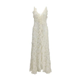 Nissa Beige Polyester Cocktail Dress - Elegant Evening Wear