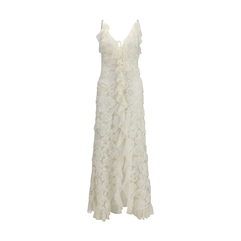 Nissa Beige Polyester Cocktail Dress - Elegant Evening Wear