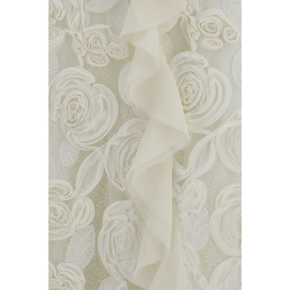 Nissa Beige Polyester Cocktail Dress - Elegant Evening Wear