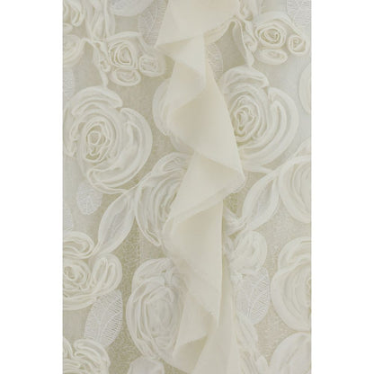 Nissa Beige Polyester Cocktail Dress