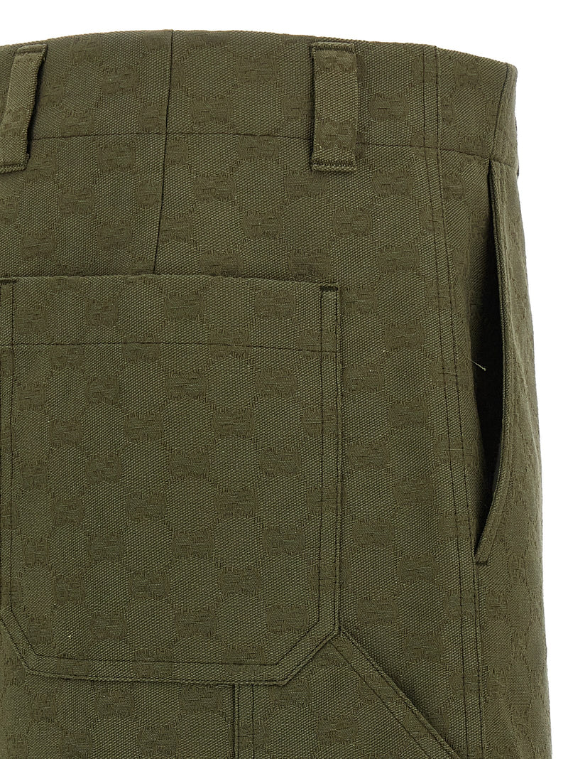 Gucci Bicolor Cotton Bermuda Shorts for Men