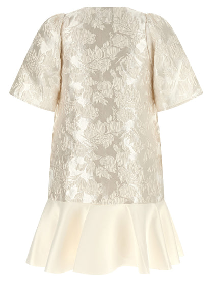 Ganni White Polyester Short Dress