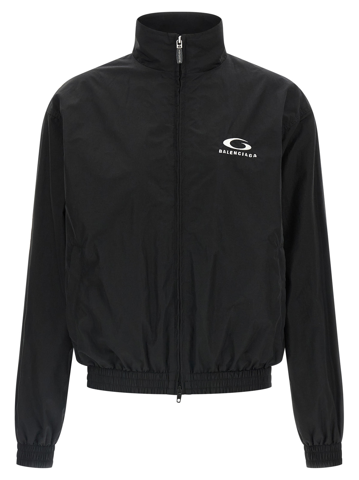 Balenciaga Black Cotton Bomber Jacket for Women