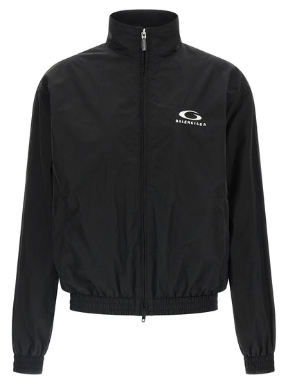 Balenciaga Black Cotton Bomber