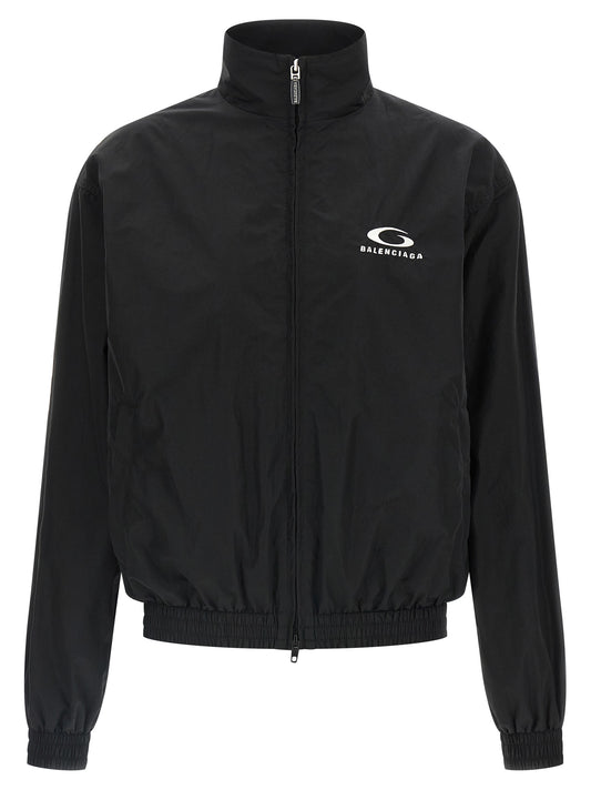 Balenciaga Black Cotton Bomber