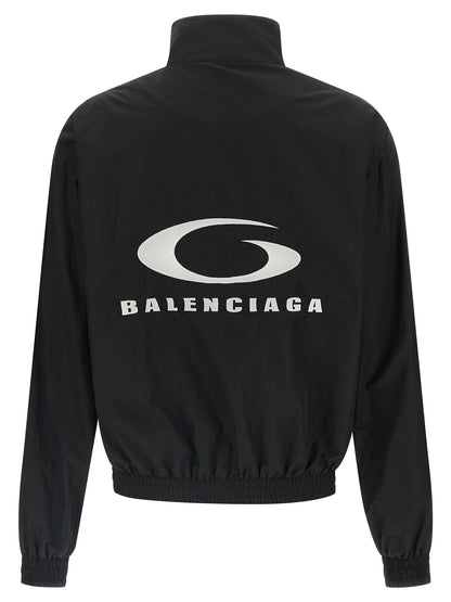 Balenciaga Black Cotton Bomber
