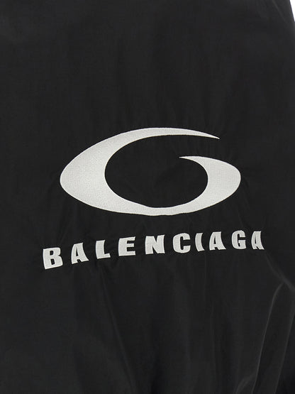 Balenciaga Black Cotton Bomber