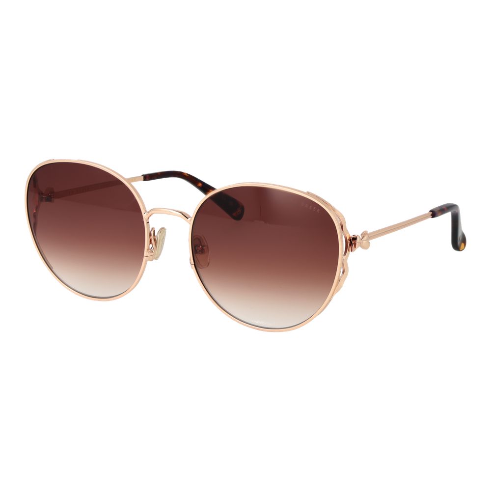 Ted Baker Rose Gold Metal Sunglasses for Women