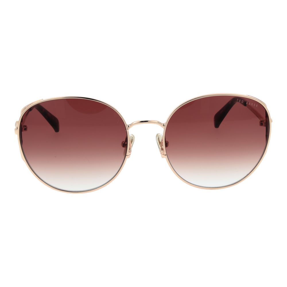 Ted Baker Rose Gold Metal Sunglasses for Women