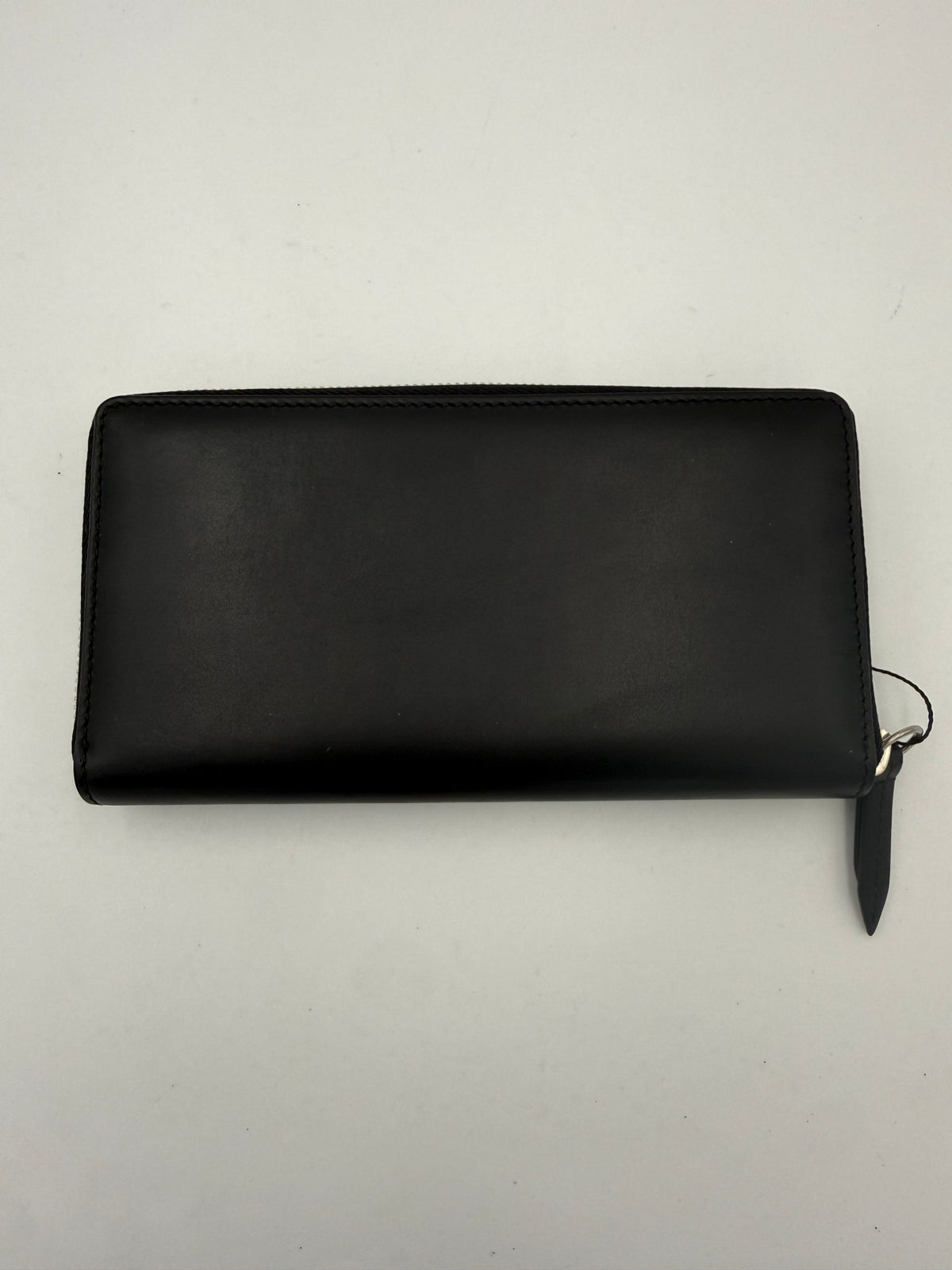 Portefeuille zippé Gucci GUCCI noir avec logo estampé sur le devant