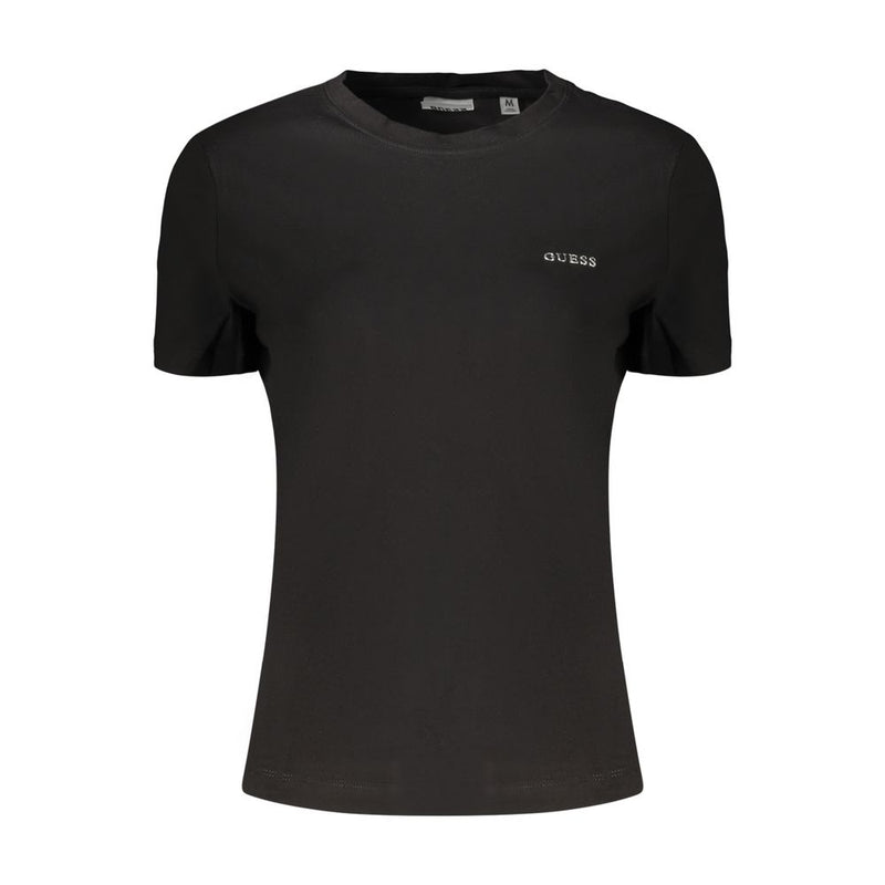 Guess Jeans Black Cotton Women's T-Shirt