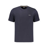 Hugo Boss Blue Cotton Men's T-Shirt - Elegant Comfort