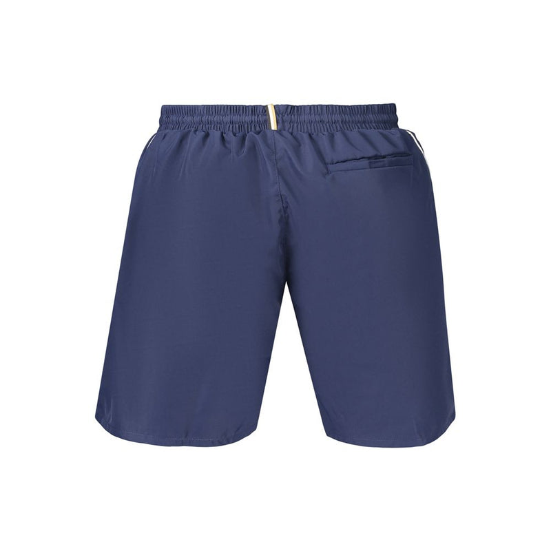 Hugo Boss Blue Polyester Men's Swim Boxer Shorts