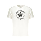 Converse White Cotton Men's T-Shirt - Stylish & Comfortable