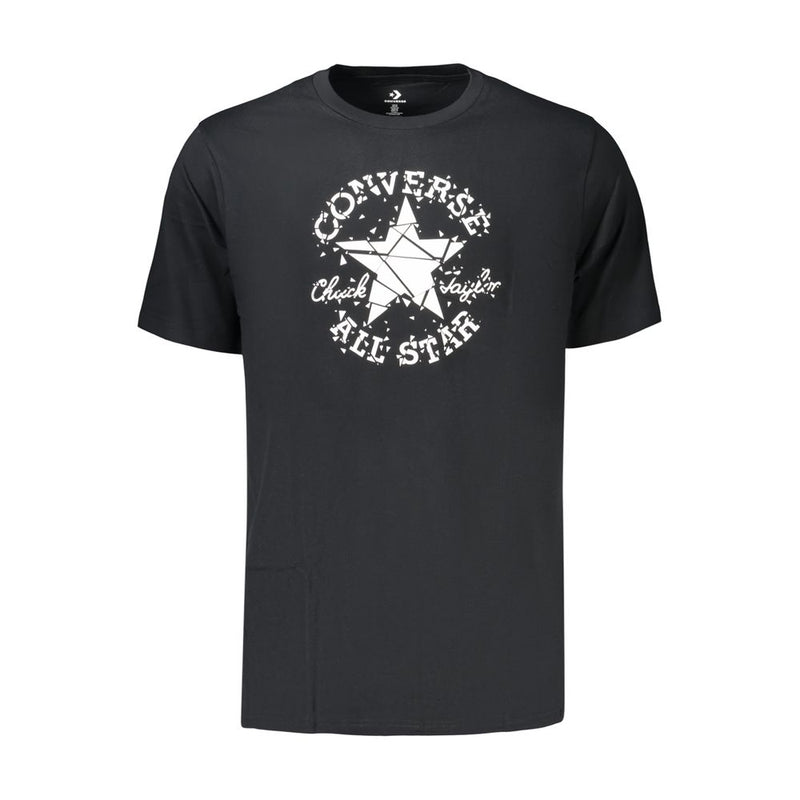 Converse Black Cotton Men's T-Shirt - Iconic Style and Comfort