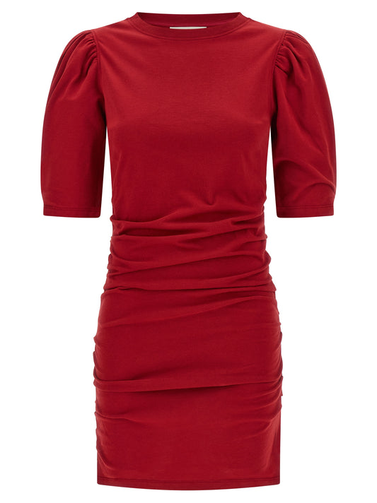 Isabel Marant Mylda Multicolor Cotton Short Dress