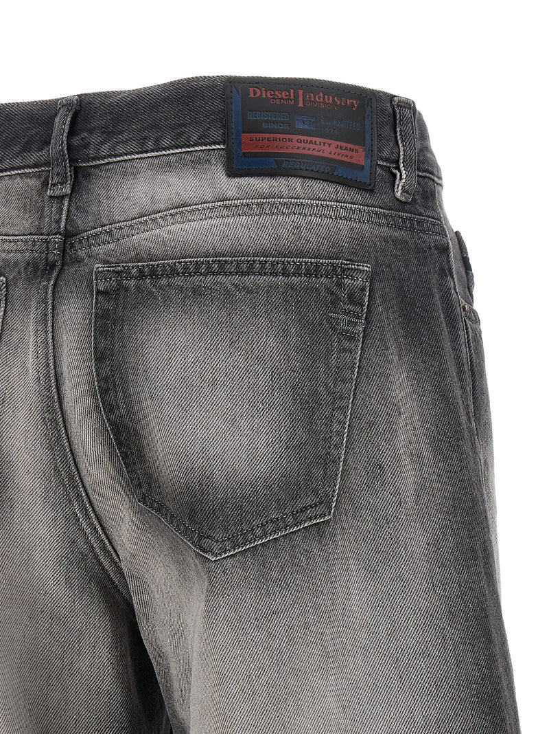 Diesel 1978 D-Akemi-FSI Gray Cotton Flared Jeans for Women