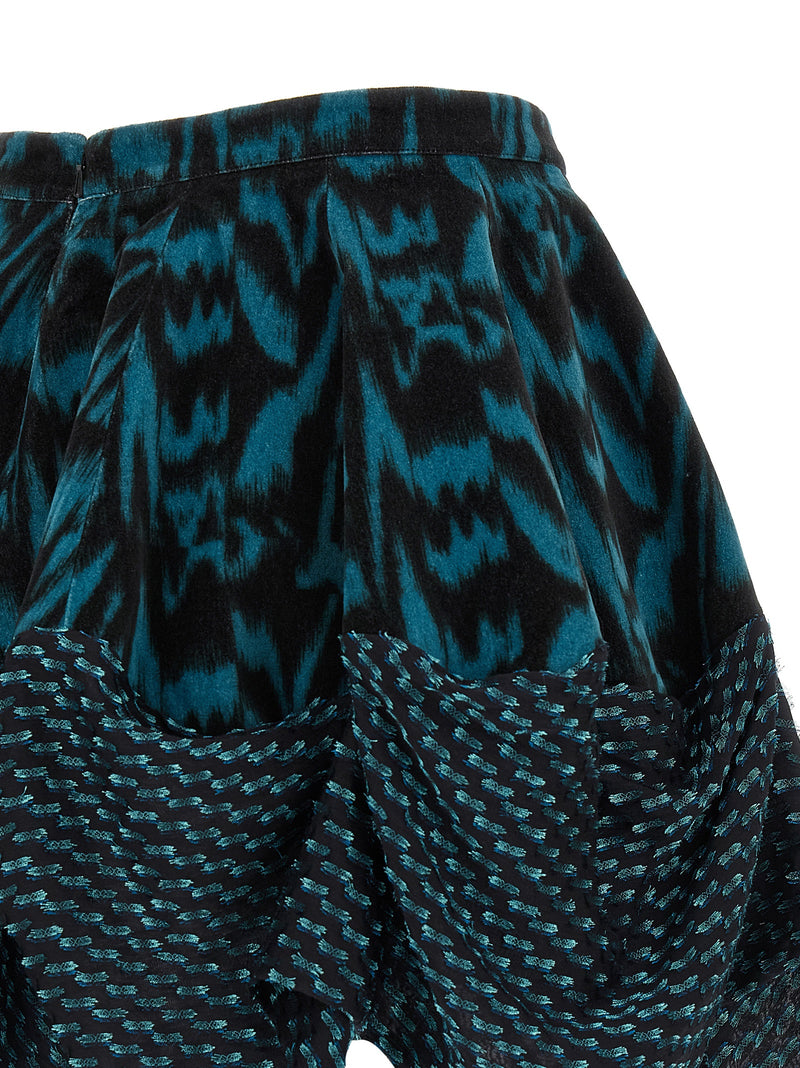 Kiko Kostadinov Multicolor Cotton Long Skirt
