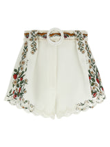 Short bermuda en viscose blanche FARM RIO