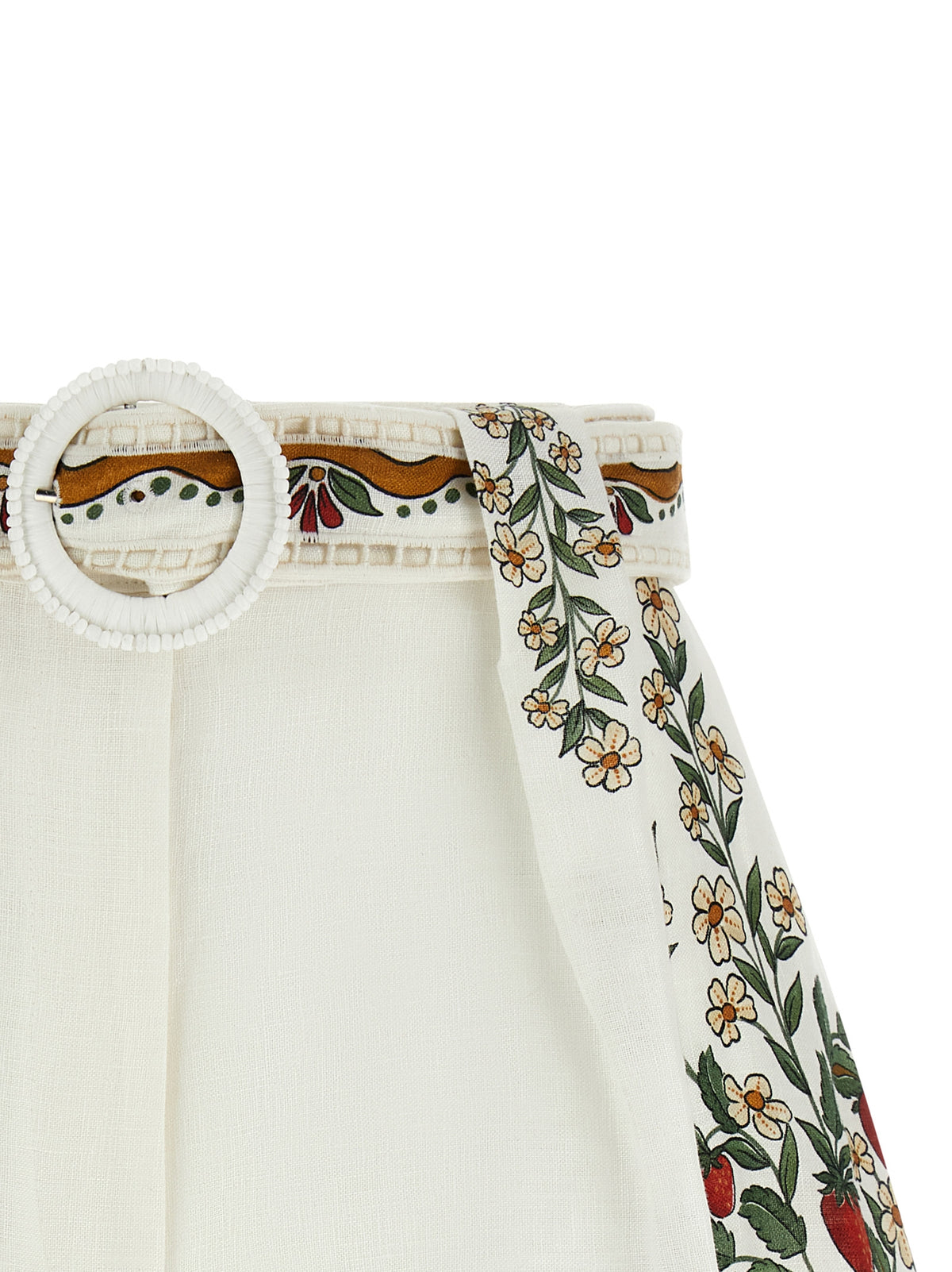 Short bermuda en viscose blanche FARM RIO