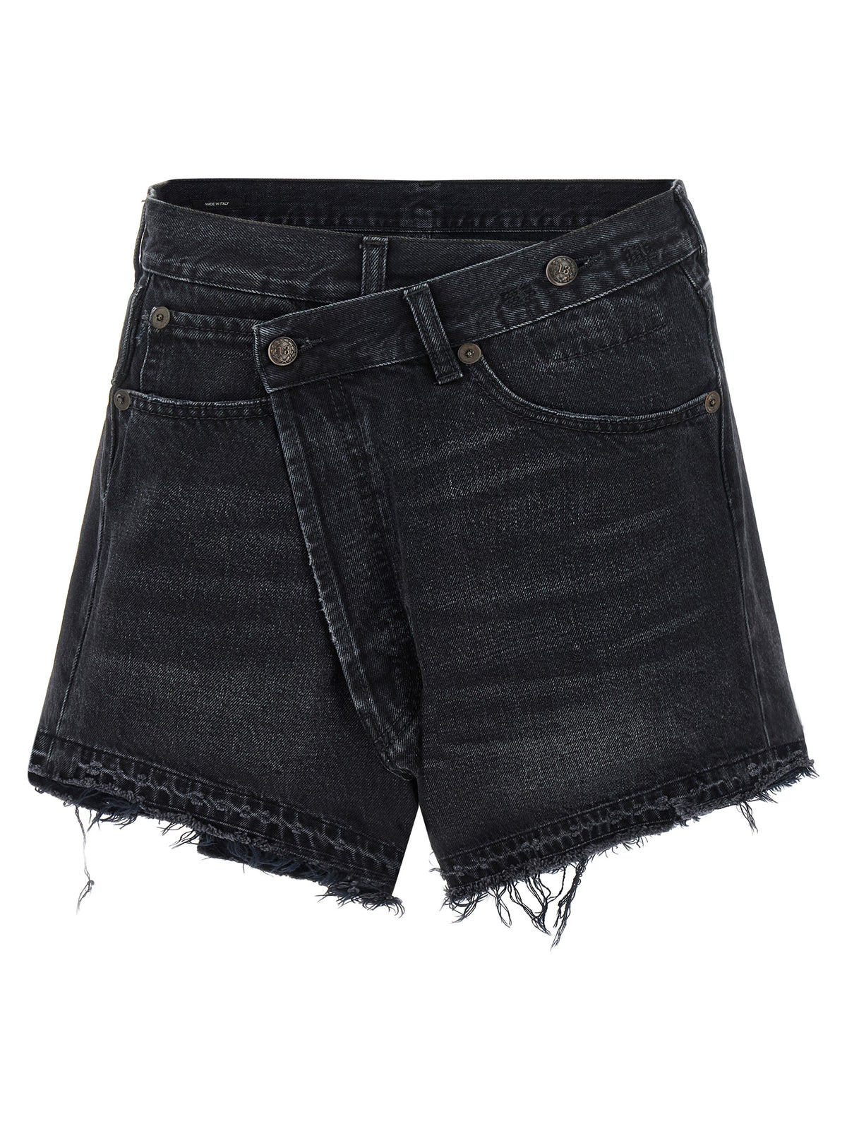 Shorts Bermudas R13 en coton noir