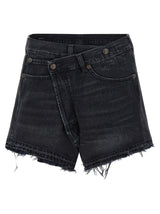 Shorts Bermudas R13 en coton noir