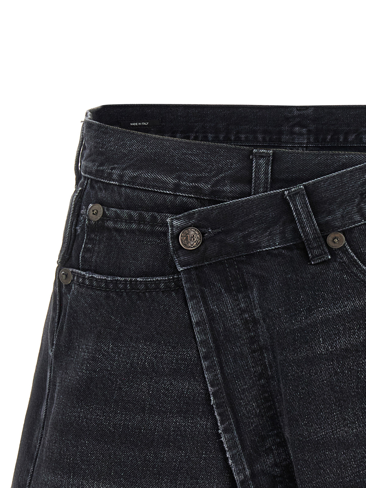 Shorts Bermudas R13 en coton noir