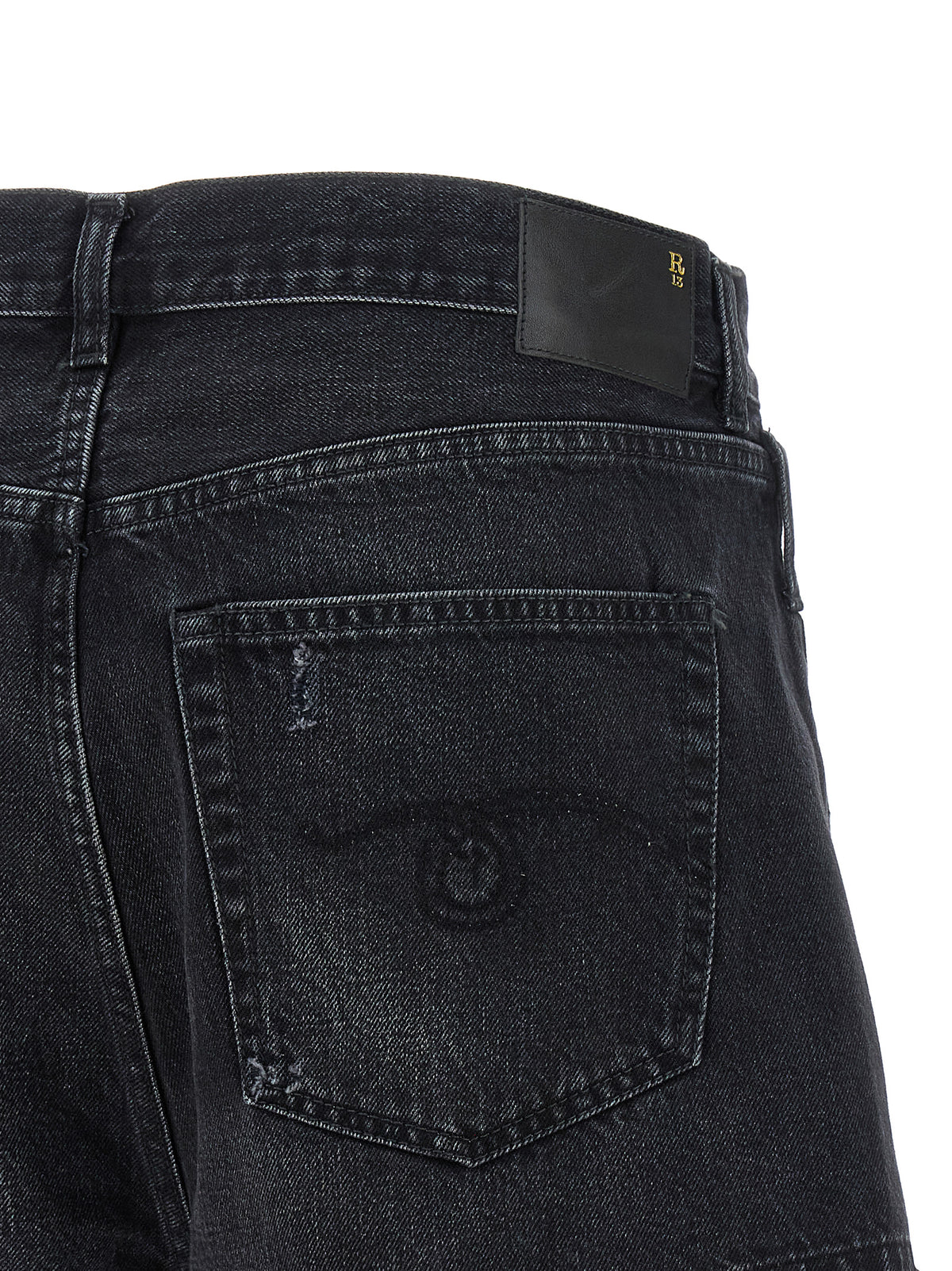 Shorts Bermudas R13 en coton noir