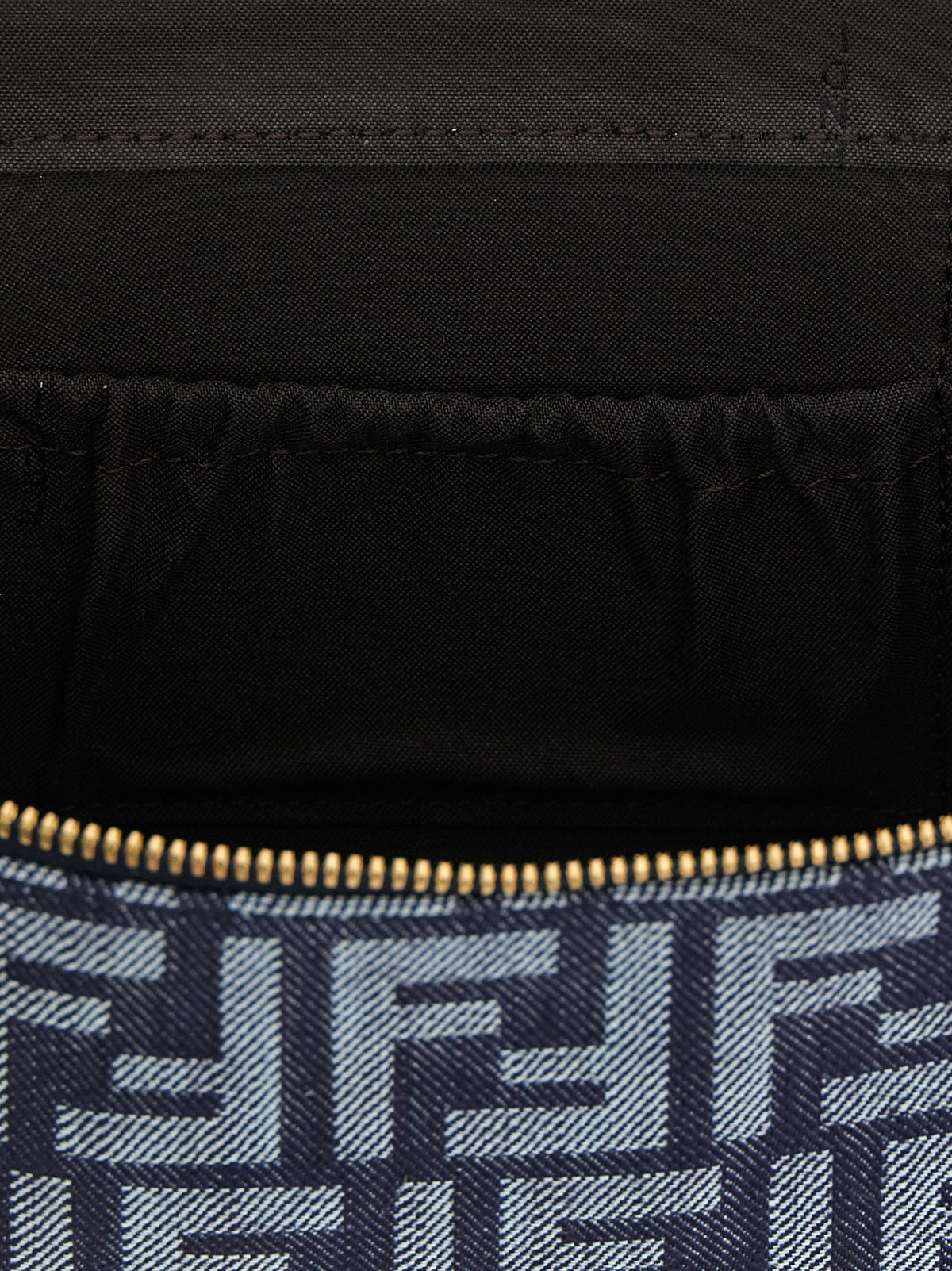 Sac à main Fendi en coton bleu