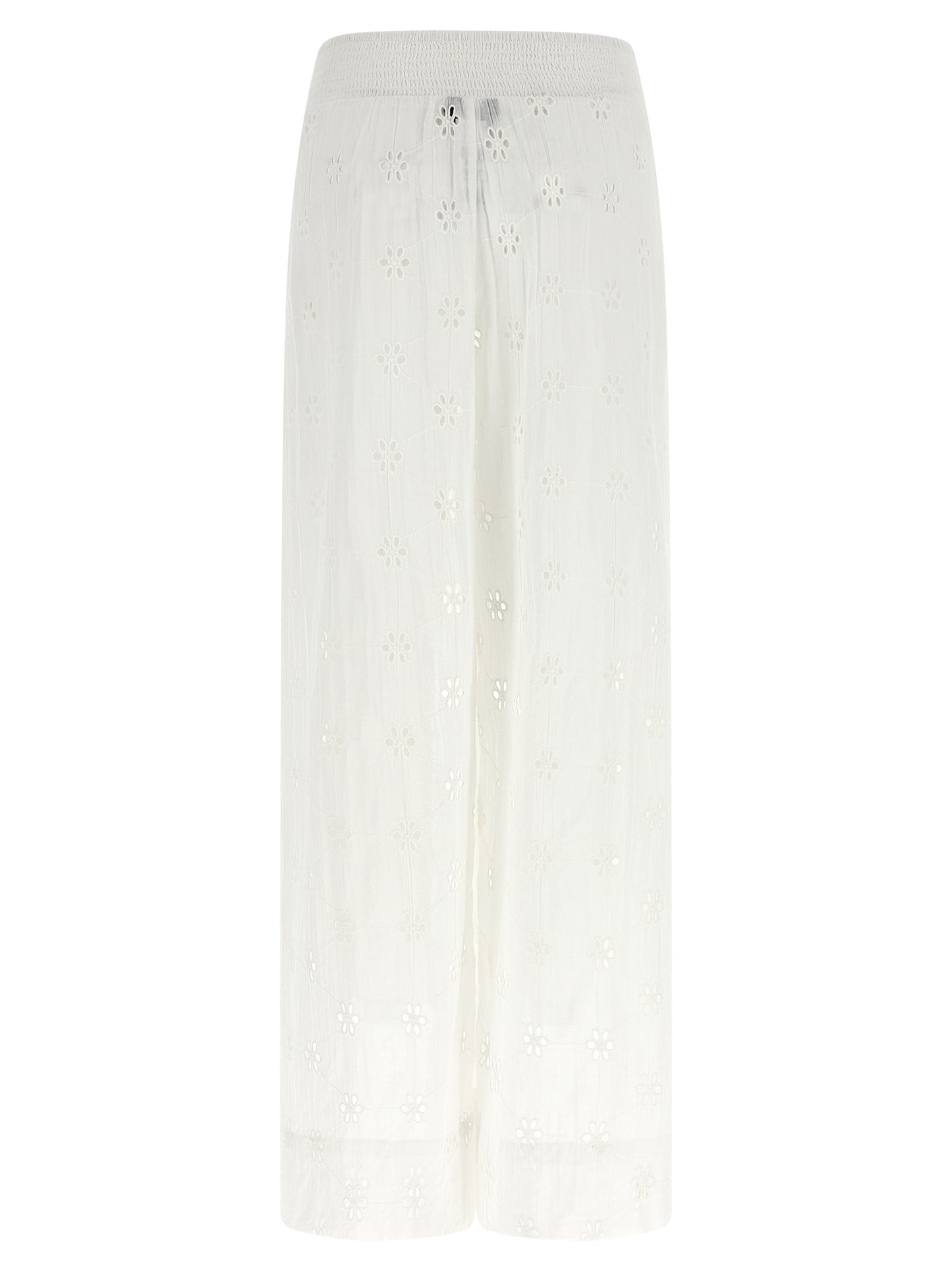 Polo Ralph Lauren White Cotton Casual Pants