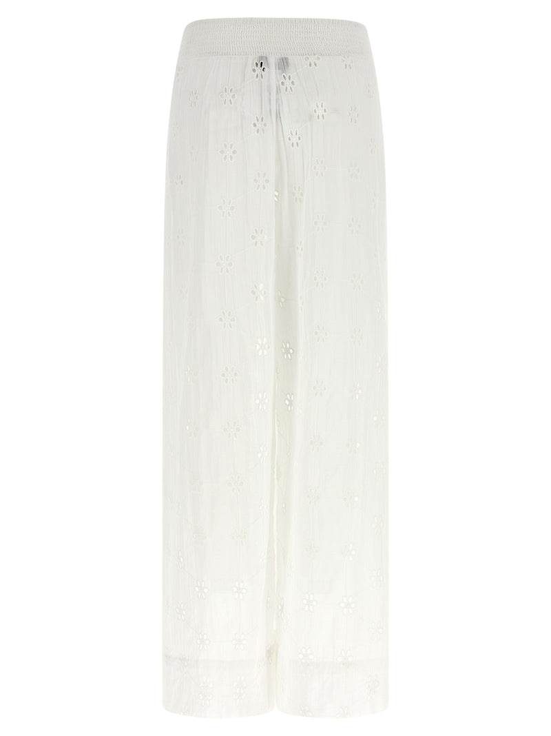 Polo Ralph Lauren White Cotton Wrap Pants for Women