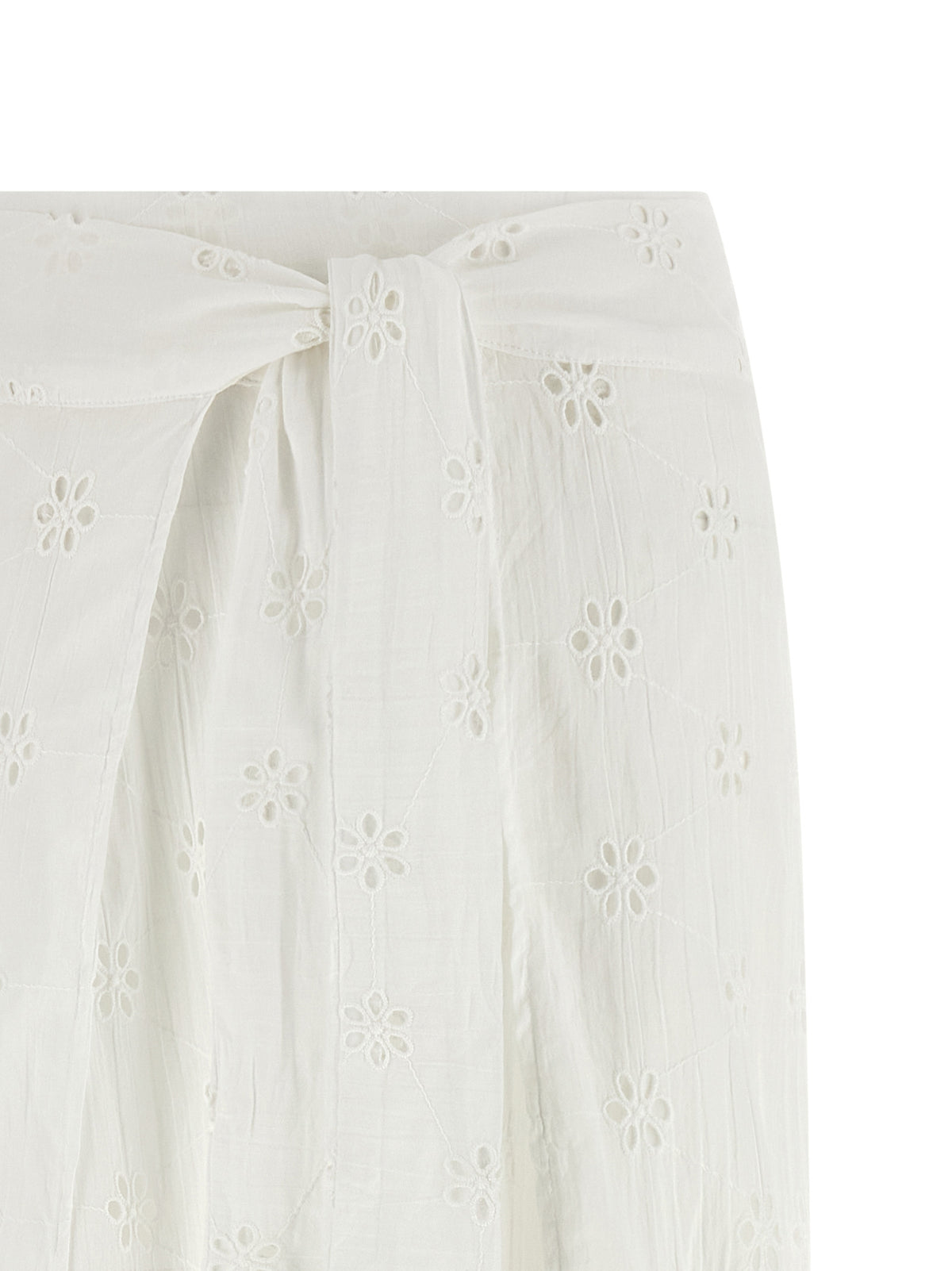 Polo Ralph Lauren White Cotton Wrap Pants for Women
