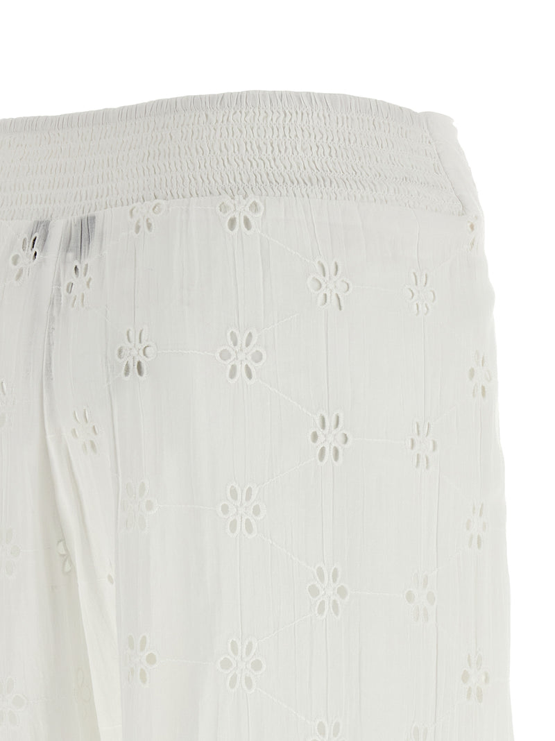 Polo Ralph Lauren White Cotton Wrap Pants for Women